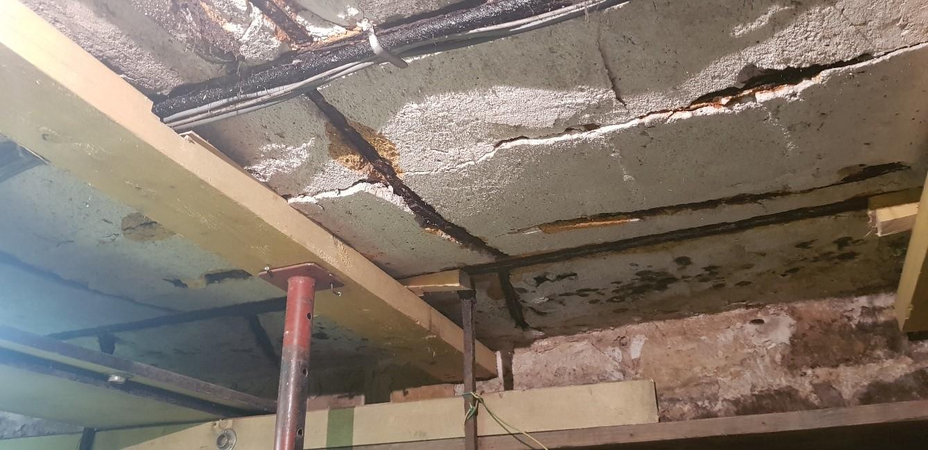 Reprise en Sous Face de Plancher Cave